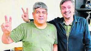 Alberto y Máximo Kirchner se disputan a Pablo Moyano