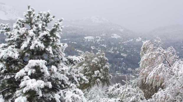 Alerta por nevadas y viento para mañana en Neuquén y Río Negro