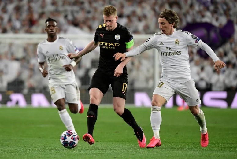 Manchester City y Real Madrid volverán a verse las caras. De Bruyne y Modric, uno de los duelos en el mediocampo. 