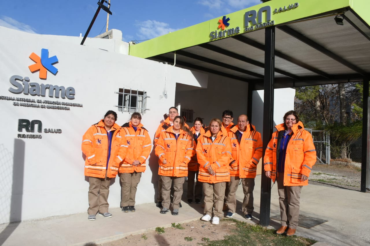 La nueva base del Siarme cuenta con un equipo de profesionales en el Alto Valle. Fotos Andrés Maripe.