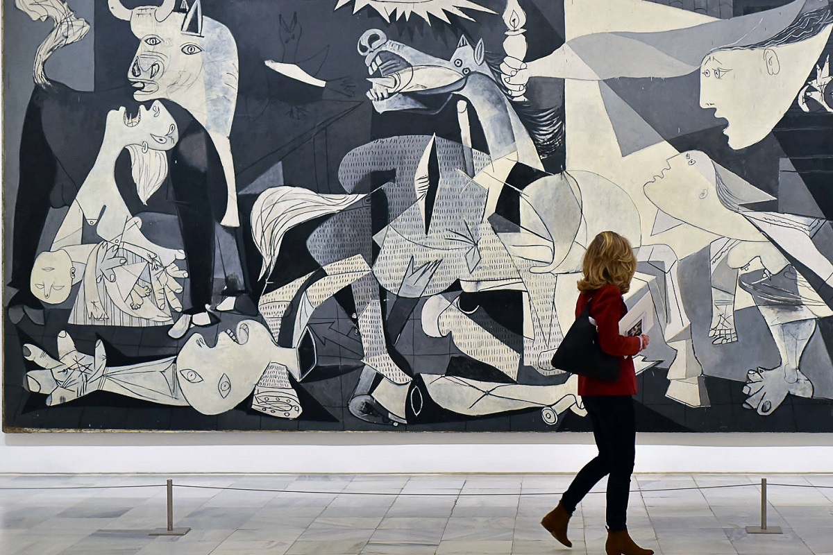 Cualquier reproducción del “Guernica” de Picasso nos devuelve a la atrocidad de la guerra civil española.