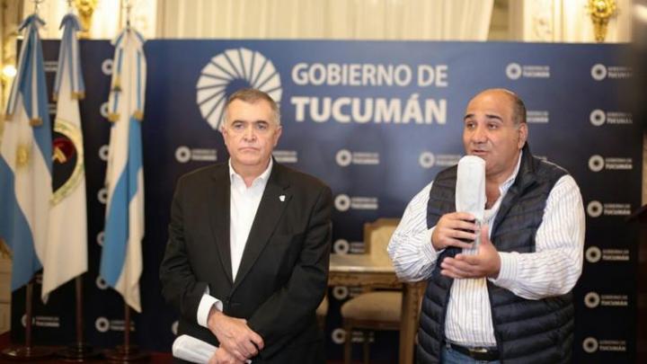 El anunció lo realizó el vicegobernador Jaldo. 