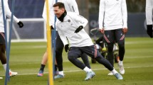 Imagen de Messi se sumó al plantel argentino que empezará a entrenar en Bilbao para el partido con Italia