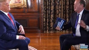 Furioso, Trump abandonó una entrevista televisiva: “Apaguen las cámaras”