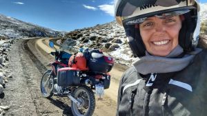 Ruta 40: Aldana viaja en moto rumbo al sueño de llegar al km 0