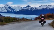 Imagen de Aldana cumplió el sueño de recorrer en moto la ruta 40: «Emocionada hasta las lágrimas»