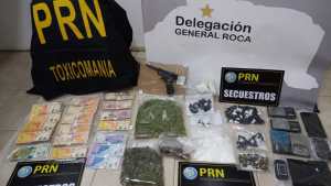 La Policía desarticuló varios puntos de venta de droga en la zona norte de Roca