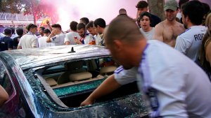 Por disturbios en el ingreso al estadio, se retrasó el inicio de la final de la Champions League