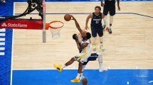 Imagen de Video: la volcada fenomenal de Andrew Wiggins en la victoria de los Warriors