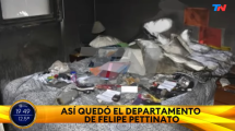 Imagen de Así quedó el departamento de Felipe Pettinato tras el incendio