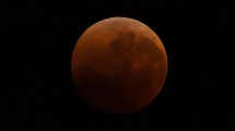 Imagen de Así se vio el eclipse «luna de sangre» en Río Negro