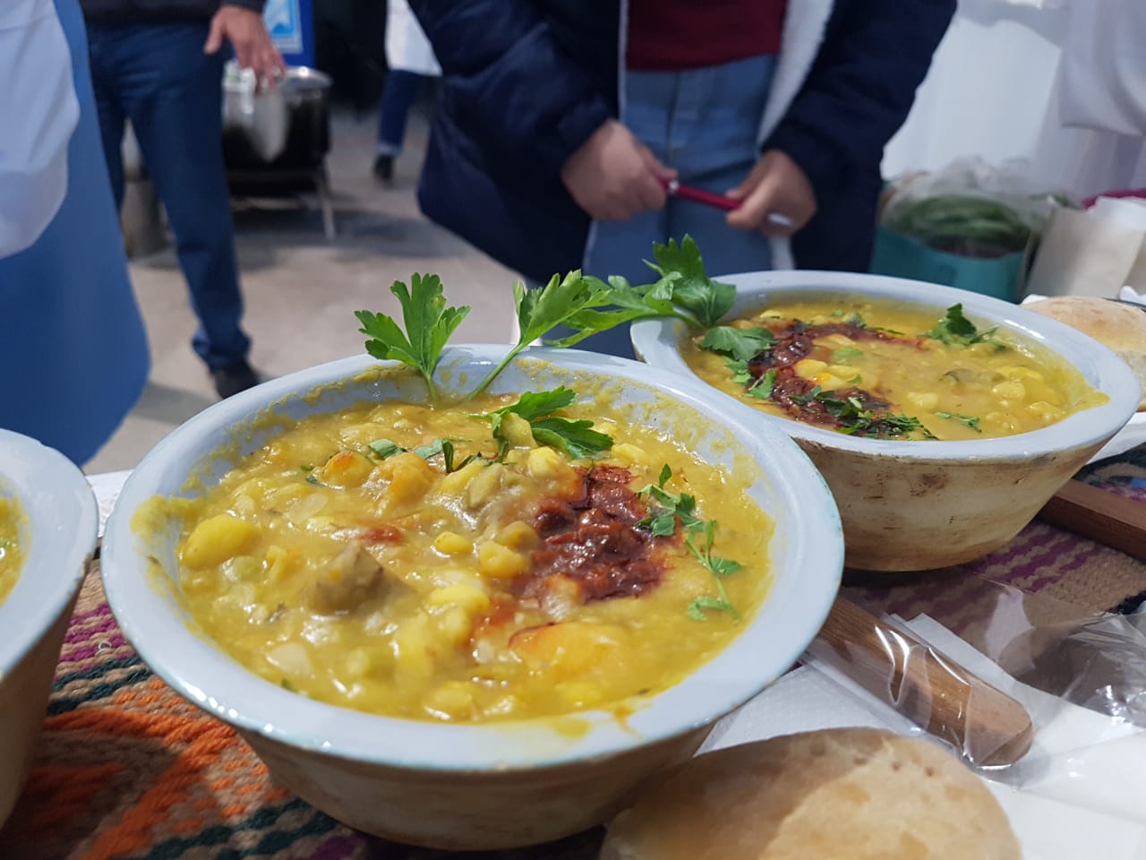 Así se vivió la Fiesta del Locro. Foto: Néstor Salas.