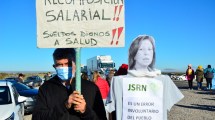 Imagen de Trabajadores de la salud cortan la ruta en Chichinales para rechazar aumento salarial