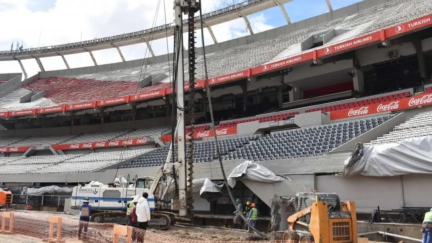 Avanzan Las Obras En El Estadio Monumental Diario Río Negro