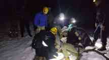 Imagen de En un complejo operativo por el hielo, rescataron a un hombre del cerro Piltriquitrón