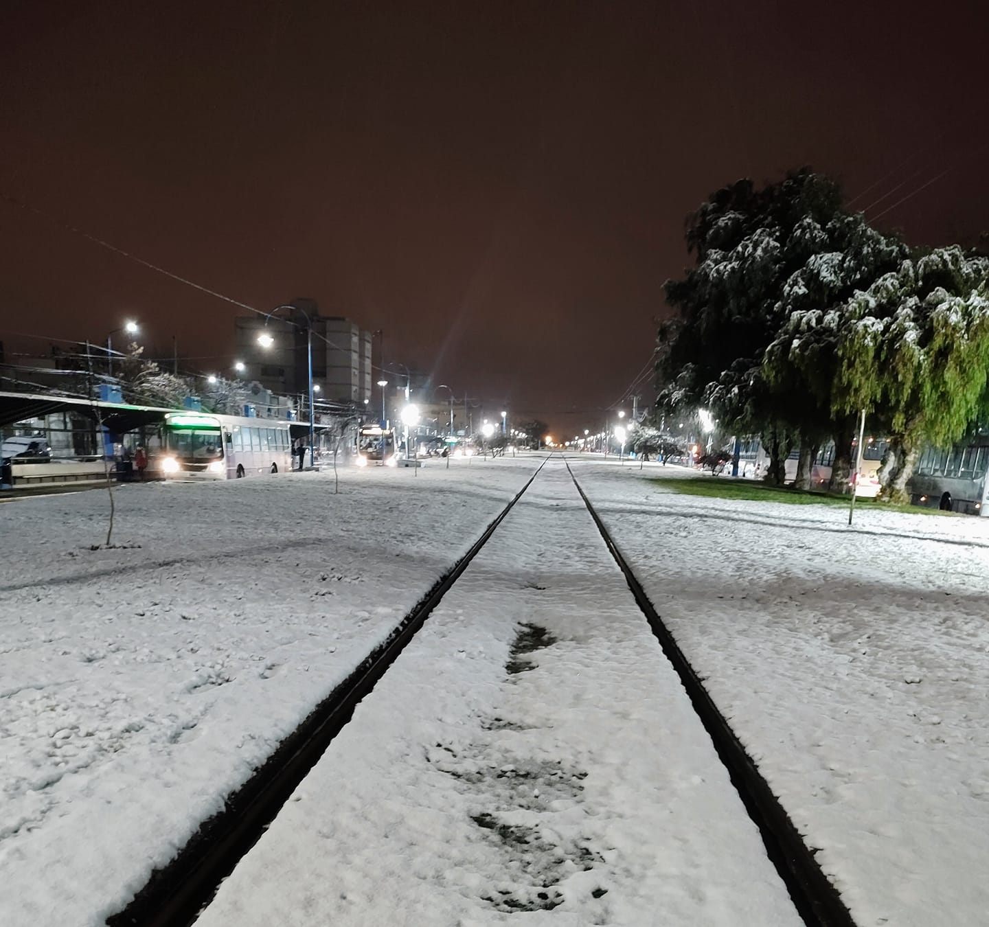 La nieve sorprendió a Neuquén y Río Negro, con mucho frío.-