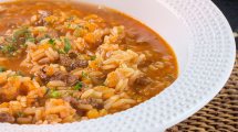 Imagen de Audio receta del guiso de arroz y carne