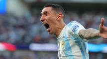 Imagen de Di María, figura en Wembley: «cambió todo después de la Copa América»