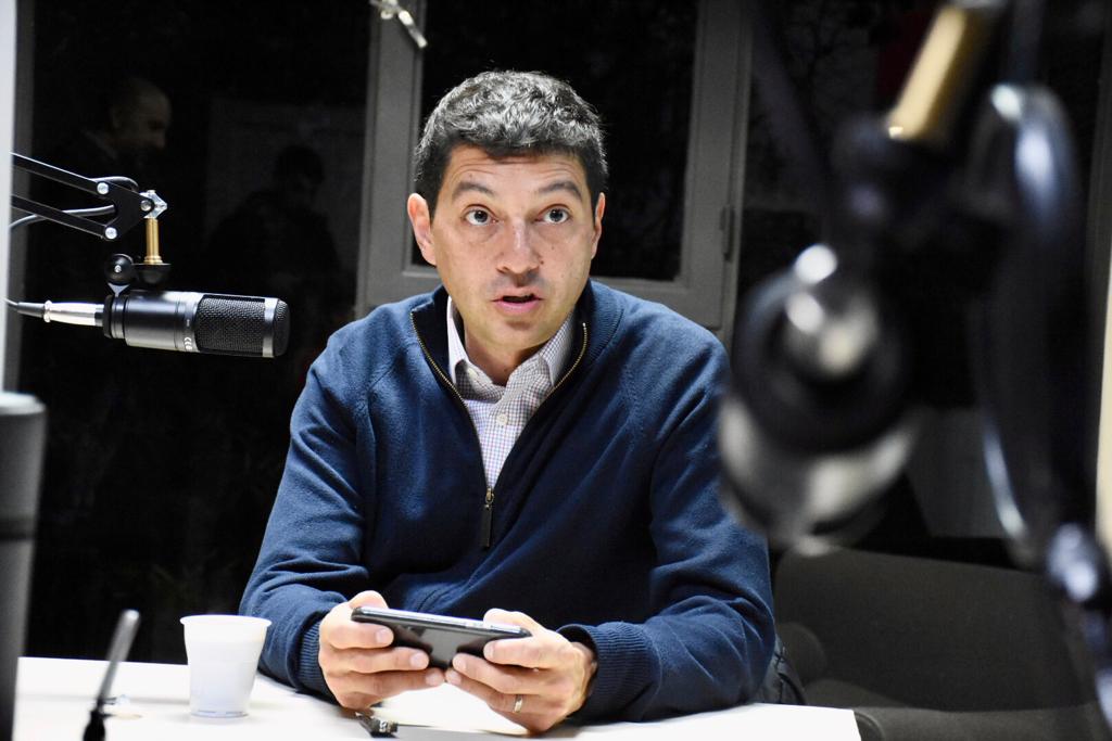 El vicegobernador es precandidato para suceder a Omar Gutiérrez en 2023. Foto: Matías Subat.