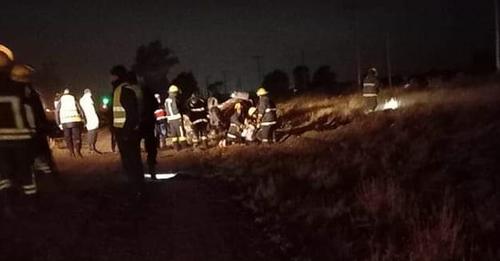 El vuelco ocurrió noche, cerca del aeroclub Antoine de Saint Exupery- GENTILEZA-