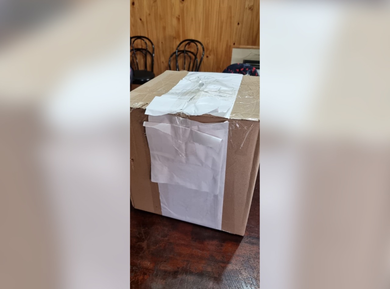 Así se encontraron algunas de las urnas de la elección en Sitrajur. 