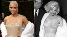 Imagen de Kim Kardashian rompió el vestido de Marilyn Monroe que usó en la Met Gala