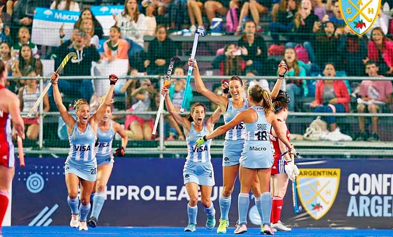 Las Leonas mostraron un muy buen nivel en la etapa de grupos del Mundial de hockey sobre césped que se juega en España y Países Bajos. Gentileza.