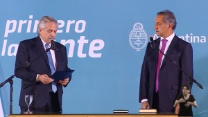 Fernández en la jura de Scioli: “Necesitamos no perder todo lo bueno que hemos hecho”