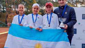 Argentina, con el aporte de Arabarco, fue subcampeón en el Sudamericano de tenis