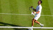 Imagen de Novak Djokovic se impuso al británico Norrie y jugará la final de Wimbledon ante Kyrgios