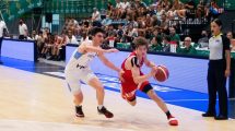 Imagen de Con el neuquino Sinigoj, Argentina perdió con Canadá por el Mundial U17 de básquet