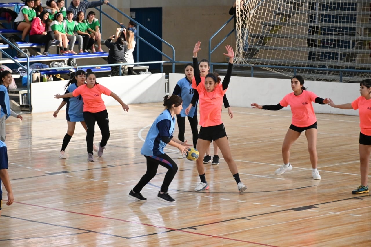 Hasta las 14.30 compite Handball femenino, luego es el turno de los varones. Foto: Flor Salto