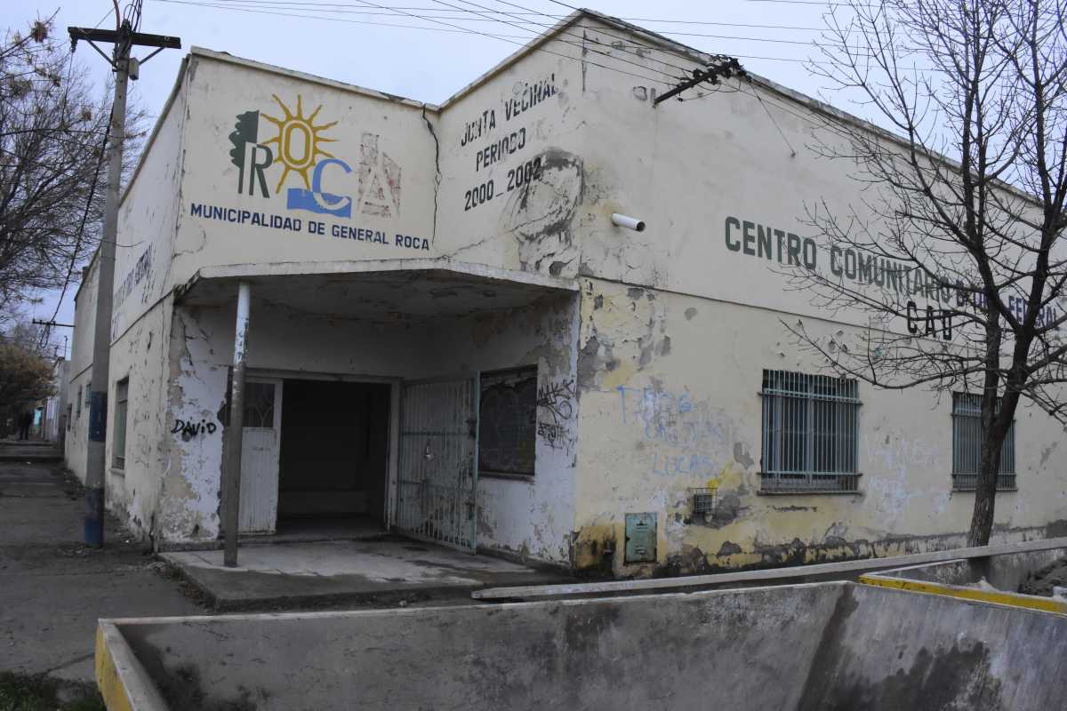 Acá se construye el centro integrador municipal de barrio Tiro Federal. Foto: Cesar Izza