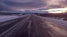 Imagen de Se fue la nieve de la cordillera pero hay hielo en las rutas que rodean a Bariloche