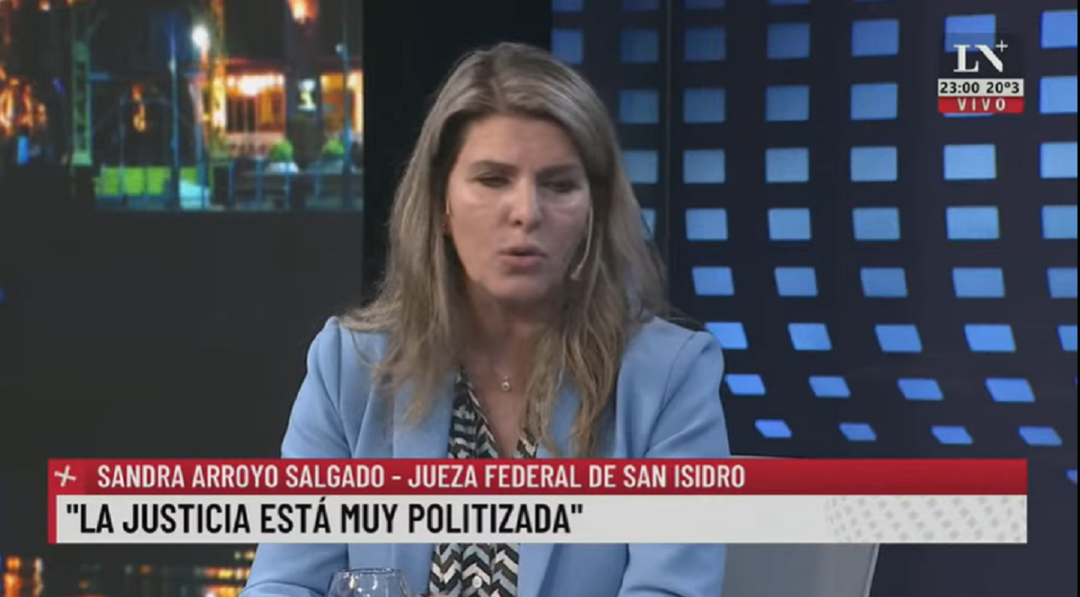 Arroyo Salgado denunció que Cristian Ritondo influye en la justicia de Buenos Aires. 