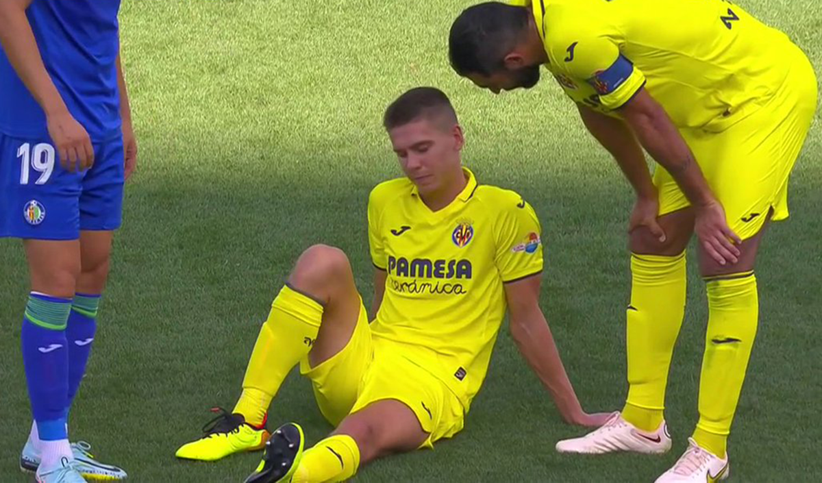 Foyth se lesionó ayer en el partido de Villarreal contra Getafe.