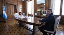 Imagen de Cristina Kirchner y Sergio Massa se reunieron en el Senado, horas antes de su asunción