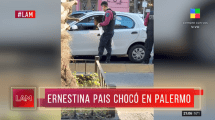 Imagen de Ernestina Pais chocó, intentó escapar y la frenó la policía