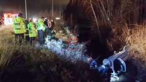 Una familia se salvó de milagro tras un accidente en Ruta 22 cerca de Roca