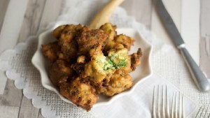 Buñuelos de espinaca y kale