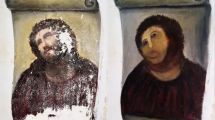 Imagen de A diez años de su restauración, el «Ecce Homo» multiplica su fama en obras y merchandising