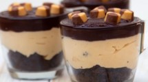 Imagen de Mousse de chocolate y maní para los más golosos