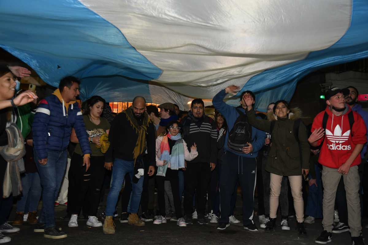 Los acampes no fueron permitidos en el barrio de Recoleta por la policía porteña. Foto: Archivo.