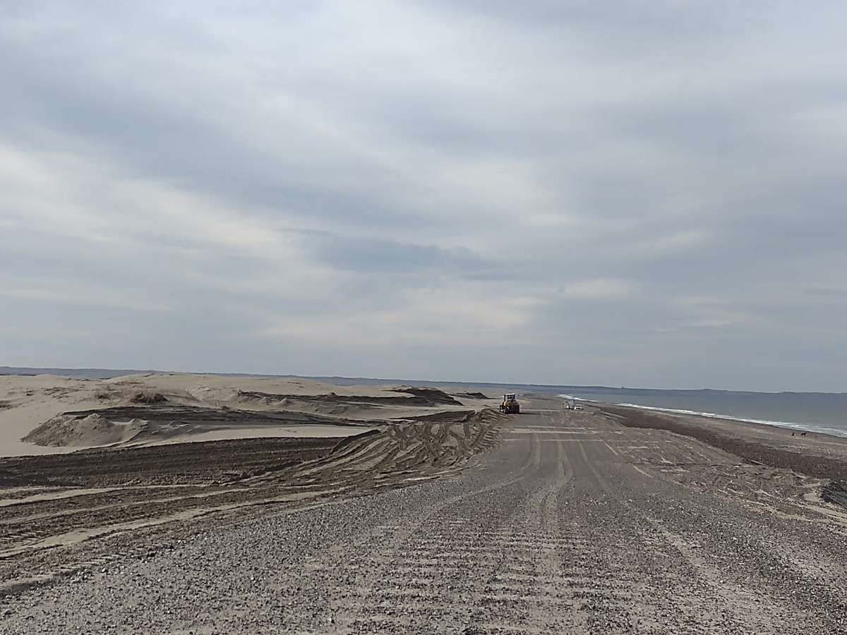 La característica del nuevo camino estará en que bordeará la costa marítima. Foto Gentileza.