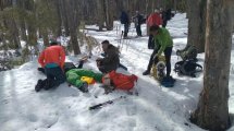 Imagen de Un turista extranjero fue evacuado del refugio Jakob