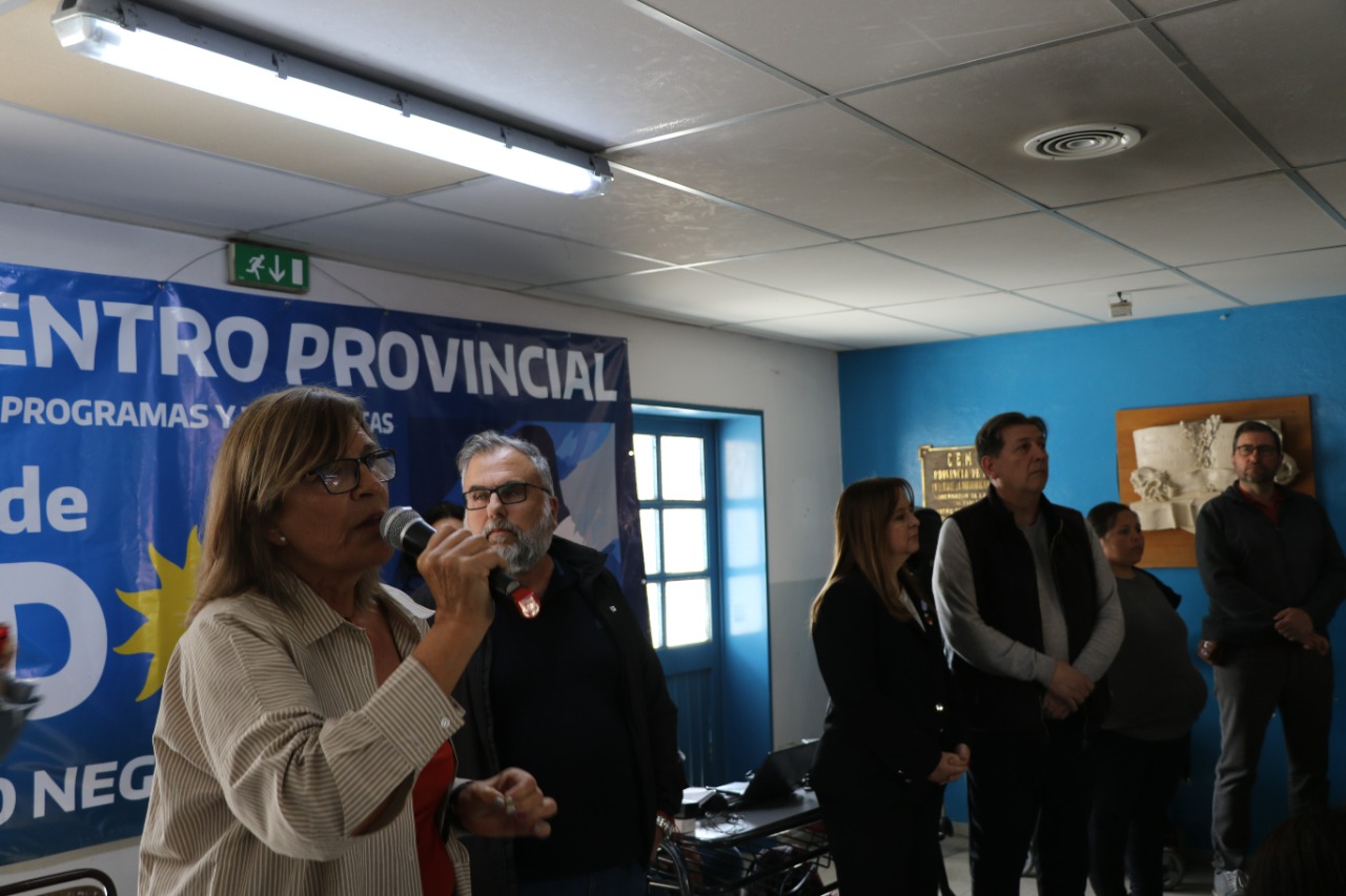 Silvia Horne, Magdalena Odarda, Julio Acavallo, encabezaron el encuentro programático de fuerzas que integran el Frente de Todos en Río Negro. Gentileza