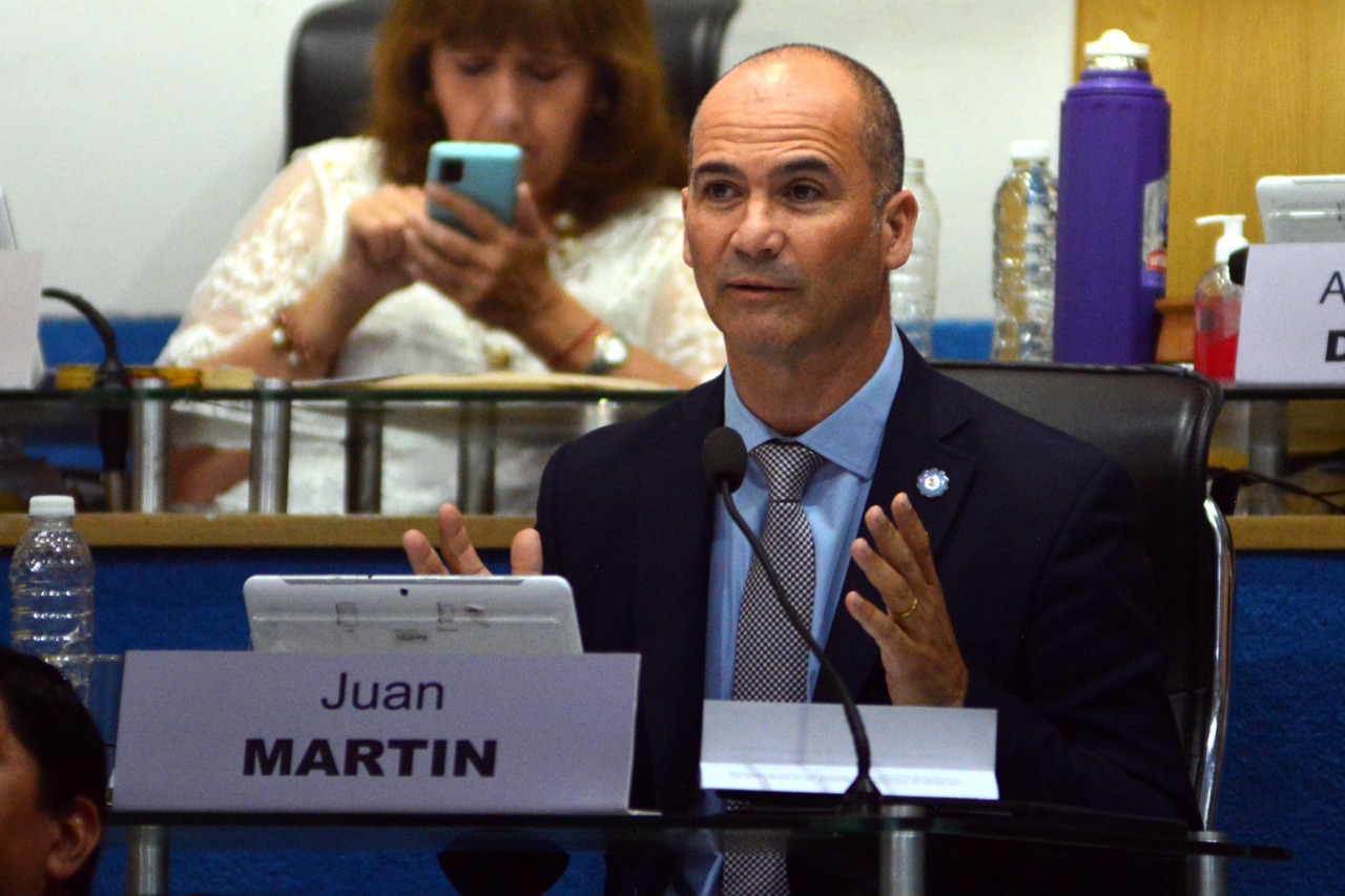 El voto de Juan Martín, de JxC, cuestionado por radicales en esa coalición con el PRO y el ARI. Foto: Marcelo Ochoa.