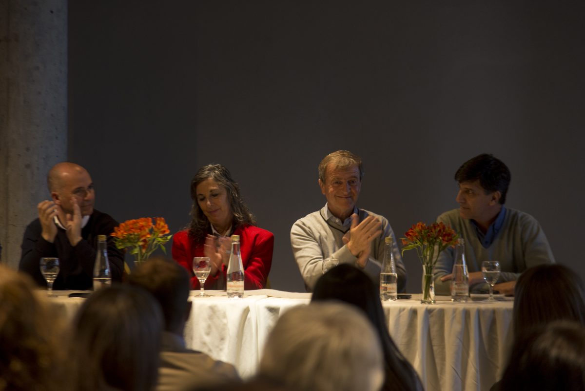 El desplante de las autoridades de la Convención de la UCR coincidió con el lanzamiento de su candidatura a gobernador que el exintendente de Cipolletti, Aníbal Tortoriello, hizo este viernes en Bariloche. (foto Marcelo Martínez)