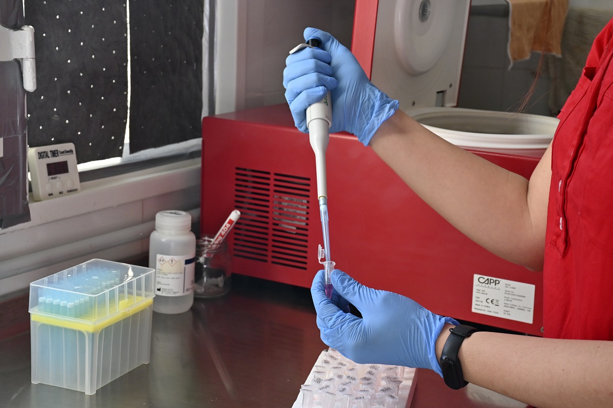 El laboratorio de biología molecular del hospital de Bariloche comenzó con el brote de hantavirus de Epuyén, ocurrido a fines de 2018. Foto: archivo