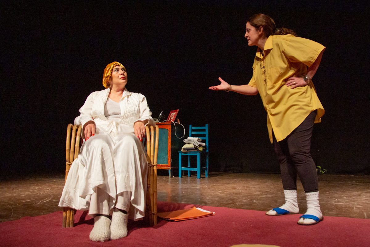 Silvana Feliziani y Carolina Sancho, parte del elenco de "Martín" que completa Josefina Porte Farías.